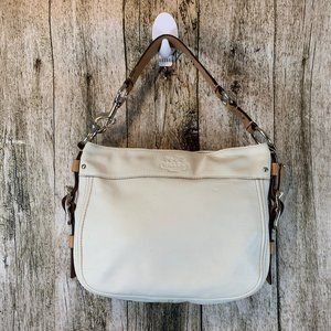 Coach Off White Leather Shoulder Bag